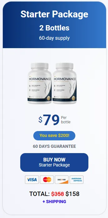 Hormovance One Bottle Package