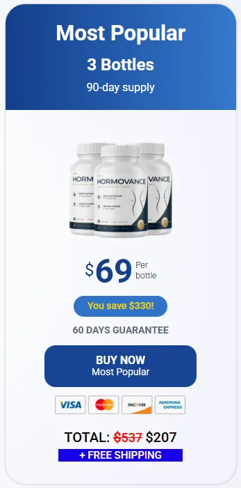 Hormovance Six Bottle Best Value Package